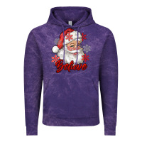 Cloud Purple santa believe Vintage Hoodie - RanaPortraitStore