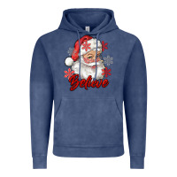 Vintage Denim santa believe Vintage Hoodie - RanaPortraitStore