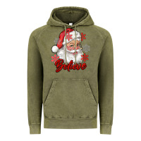 Vintage Olive santa believe Vintage Hoodie - RanaPortraitStore