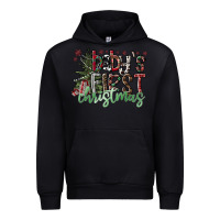 Black Baby's First Christmas Urban Hoodie - CowhideDigitalArt