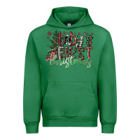 Emerald Baby's First Christmas Urban Hoodie - CowhideDigitalArt