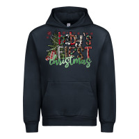 Navy Baby's First Christmas Urban Hoodie - CowhideDigitalArt
