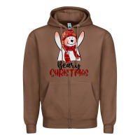 Chestnut beary christmas Zipper Hoodie - CowGirlArtShop
