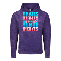 Cloud Purple Trans Rights Are Human Rights Vintage Hoodie - BundleAndBundleShop