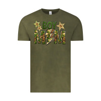 Vintage Olive Boy Mom Vintage Tee - BundleAndBundleShop