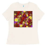 Bone mardi gras crawfish and lemons Ladies Tee - Jasminsmagicworld