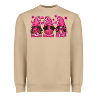 Mushroom breast cancer afro gnomies Heavyweight Sweatshirt - texasbilliewilder