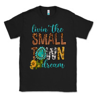 Black Living The Small Town Dream Classic Tee - BundleAndBundleShop