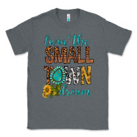Charcoal Heather Living The Small Town Dream Classic Tee - BundleAndBundleShop