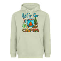 Matcha Let's Go Camping Coffee Mug Heavyweight Hoodie - FaDigitalArtStudio