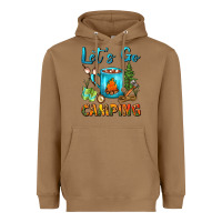 Toasted Coconut Let's Go Camping Coffee Mug Heavyweight Hoodie - FaDigitalArtStudio