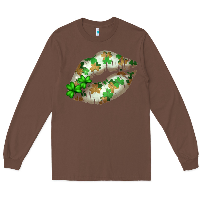 St. Patricks Day White Lips Long Sleeve Tee by Bettercallsaul | Teevron