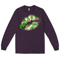 Plum St. Patricks Day White Lips Long Sleeve Tee - Bettercallsaul