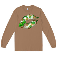 Toasted Coconut St. Patricks Day White Lips Long Sleeve Tee - Bettercallsaul