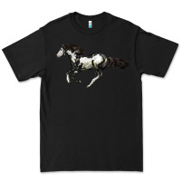 Black American Paint Horse Premium Tee - LillyAllenDesigns