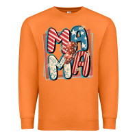 Carrot 4th of July mama with lightning bolt Premium Sweatshirt - FaDigitalArtStudio