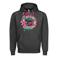 Charcoal Heather fight believe hope survive cancer awareness Zipper Hoodie - CowGirlArtShop