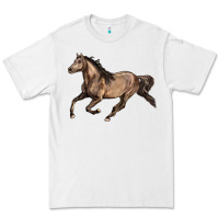 White Missouri Fox Trotter horse Premium Tee - LillyAllenDesigns