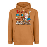 Meerkat I Run On Coffee And Baseball Frappe Heavyweight Hoodie - FaDigitalArtStudio