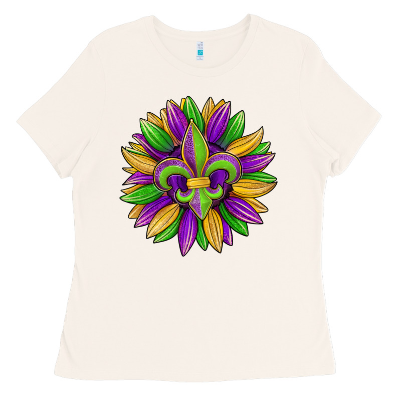 Mardi Gras Carnival Sunflower Ladies Tee by Jasminsmagicworld | Teevron