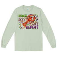 Matcha pinch peel eat repeat crawfish Long Sleeve Tee - RanaPortraitStore