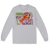 Moon Dust pinch peel eat repeat crawfish Long Sleeve Tee - RanaPortraitStore