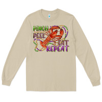 Mushroom pinch peel eat repeat crawfish Long Sleeve Tee - RanaPortraitStore