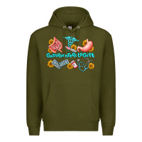 Army Green gastroenterologist olivia Premium Hoodie - OliviaCreatesArt