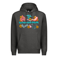 Charcoal Heather gastroenterologist olivia Premium Hoodie - OliviaCreatesArt
