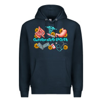 Navy gastroenterologist olivia Premium Hoodie - OliviaCreatesArt
