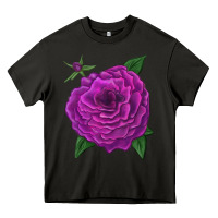 Asphalt Celestial Rose Heavy Core Tee - LillyAllenDesigns