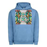 Pigment Pebble Blue easter mom Urban Hoodie - CowhideDigitalArt