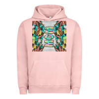Pigment Salmon easter mom Urban Hoodie - CowhideDigitalArt