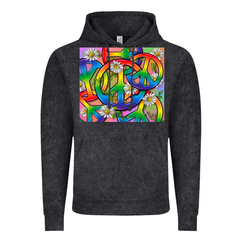 Pride Lgbtq+ Peace Tumbler Vintage Hoodie by BundleAndBundleShop | Teevron
