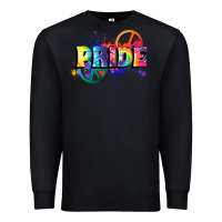 Black Hippie pride Premium Sweatshirt - FaDigitalArtStudio