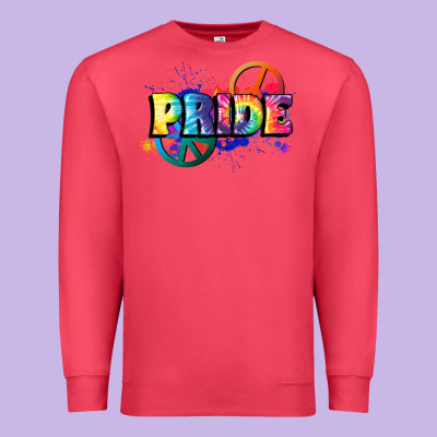 Hippie Pride Premium Sweatshirt Designed By Fadigitalartstudio