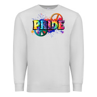 Dove Grey Hippie pride Premium Sweatshirt - FaDigitalArtStudio