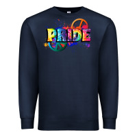 Navy Hippie pride Premium Sweatshirt - FaDigitalArtStudio