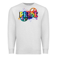 Oatmeal Heather Hippie pride Premium Sweatshirt - FaDigitalArtStudio