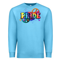 Ocean Blue Hippie pride Premium Sweatshirt - FaDigitalArtStudio
