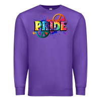 Purple Hippie pride Premium Sweatshirt - FaDigitalArtStudio
