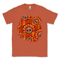 Copper Thanksgiving Turkey With Tartan Patch Classic Tee - BundleAndBundleShop