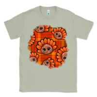 Matcha Thanksgiving Turkey With Tartan Patch Classic Tee - BundleAndBundleShop