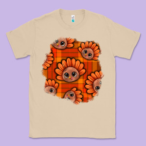 Thanksgiving Turkey With Tartan Patch Classic Tee Designed By Bundleandbundleshop
