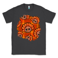 Smoke Thanksgiving Turkey With Tartan Patch Classic Tee - BundleAndBundleShop