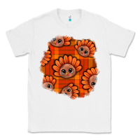 White Thanksgiving Turkey With Tartan Patch Classic Tee - BundleAndBundleShop