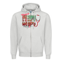 Dove Grey Nursing is a work of heart Zipper Hoodie - CowGirlArtShop