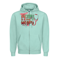 Nursing Is A Work Of Heart Zipper Hoodie | Teevron
