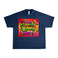 Navy thick thighs and spooky vibes tumbler Urban Heavy Tee - BundleAndBundleShop