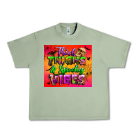Oil Green thick thighs and spooky vibes tumbler Urban Heavy Tee - BundleAndBundleShop